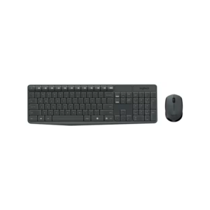 Kit de teclado y mouse inalámbrico Logitech MK235 Español teclado grafito y mouse negro - Imagen 2