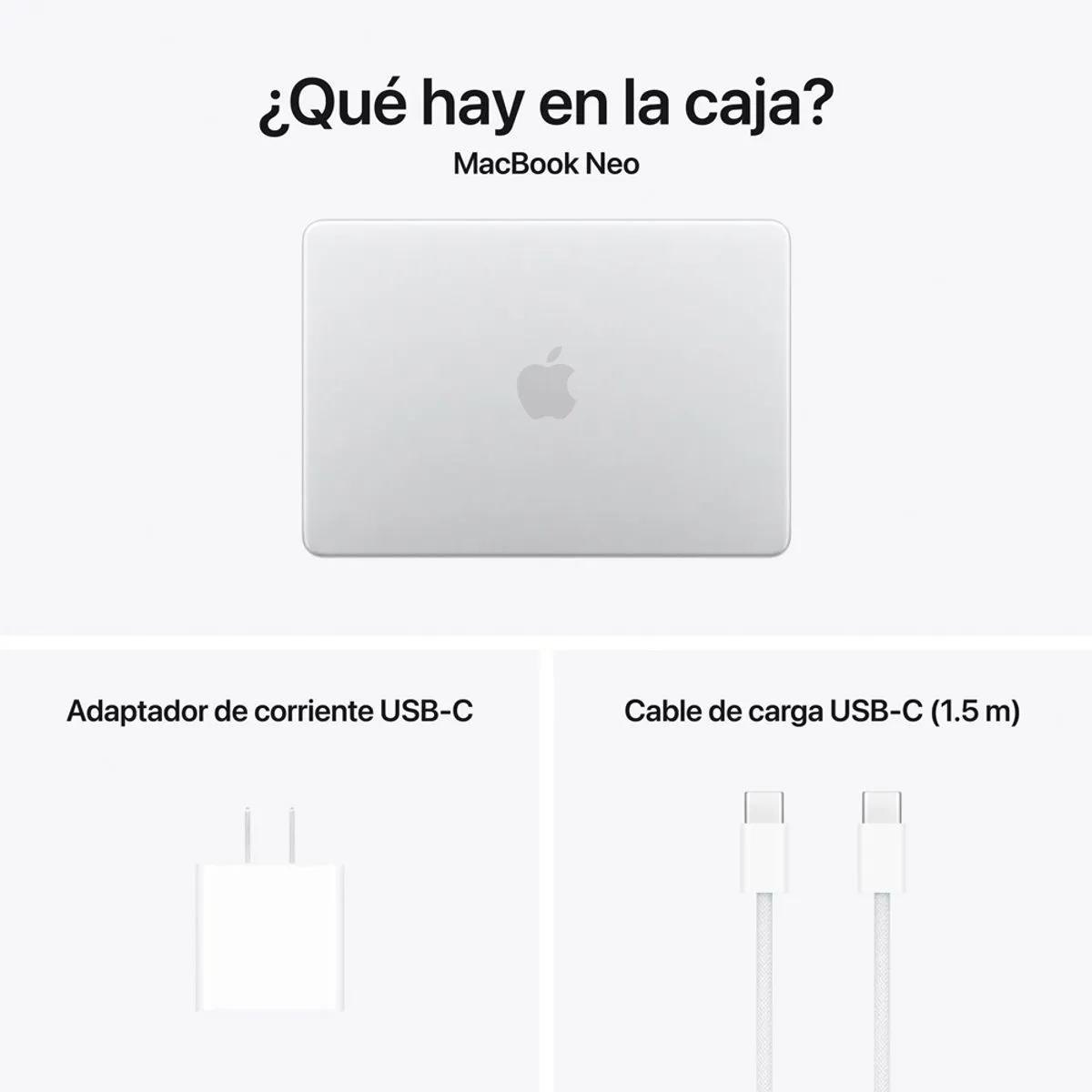 APPLE 2026 MACBOOK NEO APPLE A18 PRO RAM 8GB SSD 256GB 13" LIQUID RETINA COLOR PLATA APPLE 2026 MACBOOK NEO APPLE A18 PRO RAM 8GB SSD 256GB 13" LIQUID RETINA COLOR PLATA - Imagen 5