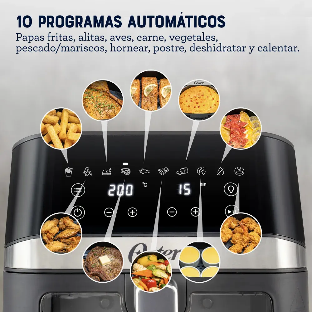 Freidora de aire Oster digital 6L Freidora de aire Oster digital 6L - Imagen 7