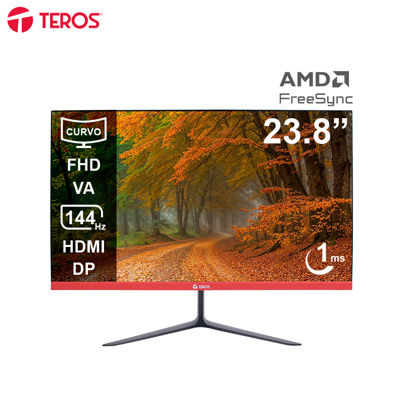 MONITOR GAMER CURVO TEROS 24" FHD 144HZ MONITOR GAMER CURVO TEROS 24" FHD 144HZ
