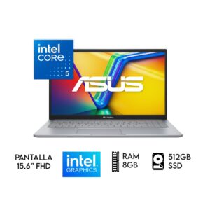 Laptop Asus Vivobook Intel Core I5-120U Ram 8GB SSD 512GB 15.6" FHD