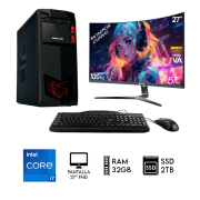 Computadora-PC-Intel-Core-i7-3.2Ghz-Ram-32GB-Disco-Solido-2TB-WD-Monitor-Curvo-27