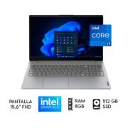 LENOVO V15 G4 CORE I7-13TH RAM 8GB SSD 512GB PANTALLA 15.6 FHD FONDO BLANCO