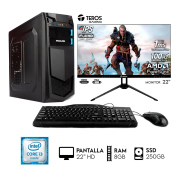 PC COMPUTADORA Intel Core i3 3.2GHZ Monitor 22 RAM 8GB SSD 250GB